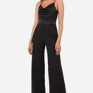 EXPRESS NEW COWL NECK WIDE LEG JUMPSUIT MEDIUM NWT